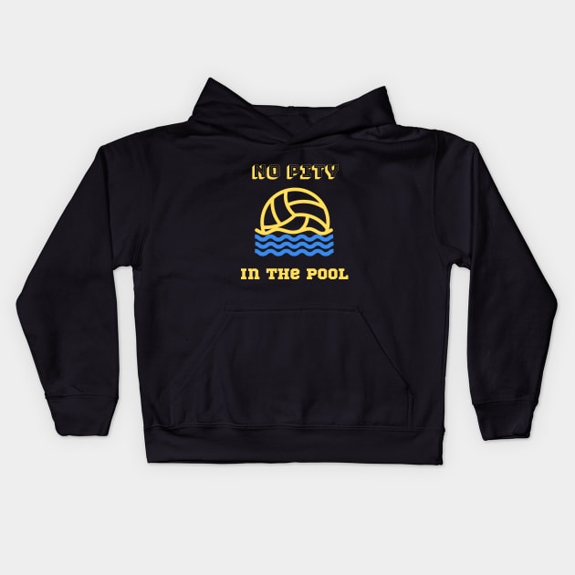 No Pity in the Pool Kids Hoodie by Createdreams